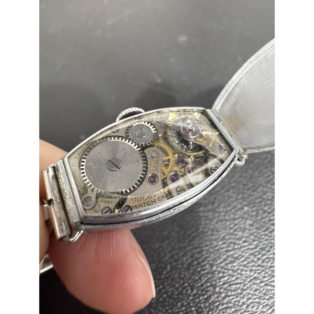 Antique Bulova 1924 Ladies Art Deco Manual Winding 14K GF Watch 15 Jewels - Picture 12 of 16